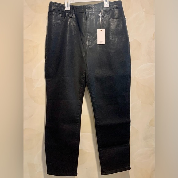 GOOD AMERICAN - GOOD CLASSIC COATED JEANS - Picture 3 of 6